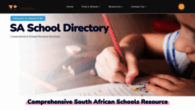 What Schools4sa.co.za website looked like in 2021 (2 years ago)