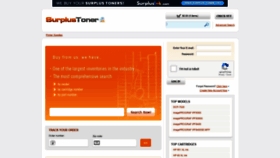 What Surplustoner.com website looked like in 2021 (2 years ago)