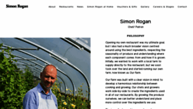 What Simonrogan.co.uk website looked like in 2021 (2 years ago)