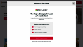 What Stopandshop.com website looked like in 2021 (2 years ago)
