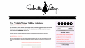 What Soubrettevintage.com website looked like in 2021 (2 years ago)