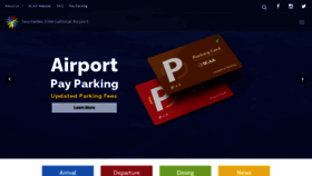 What Seychellesairports.sc website looked like in 2021 (3 years ago)