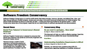 What Sfconservancy.org website looked like in 2021 (2 years ago)