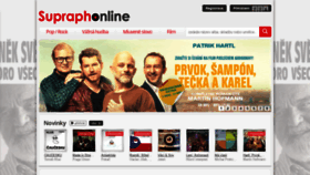 What Supraphonline.cz website looked like in 2021 (2 years ago)