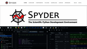 What Spyder-ide.org website looked like in 2021 (2 years ago)