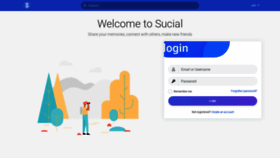 What Sucial.com website looked like in 2021 (4 years ago)