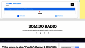 What Somdoradio.com website looked like in 2021 (3 years ago)