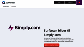 What Surftown.com website looked like in 2021 (2 years ago)