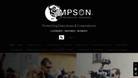 What Simpsonprotectiveservices.com website looked like in 2021 (2 years ago)