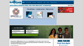 What Schoolguide.co.za website looked like in 2021 (2 years ago)