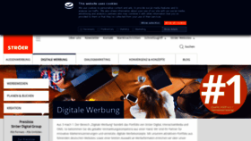 What Stroeerdigital.de website looked like in 2021 (2 years ago)