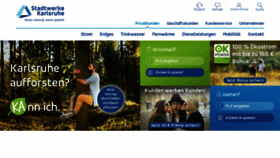 What Stadtwerke-karlsruhe.de website looked like in 2021 (2 years ago)