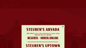 What Steubens.com website looked like in 2021 (2 years ago)