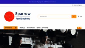 What Sparrowfoodsolutions.com website looked like in 2021 (2 years ago)