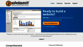What Soholaunch.com website looked like in 2021 (4 years ago)