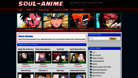What Soul-anime.us website looked like in 2021 (4 years ago)