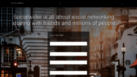 What Socialwider.com website looked like in 2021 (2 years ago)