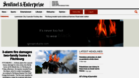 What Sentinelandenterprise.com website looked like in 2021 (2 years ago)
