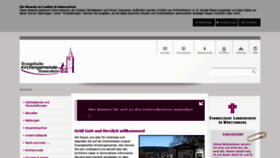 What Simmozheim-evangelisch.de website looked like in 2021 (3 years ago)