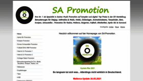 What Sa-promotion.de website looked like in 2021 (3 years ago)