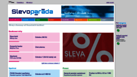 What Slevoparada.cz website looked like in 2021 (2 years ago)