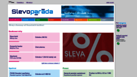 What Slevoparada.cz website looked like in 2021 (5 years ago)