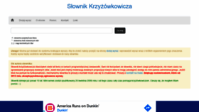 What Slownik.adiasz.pl website looked like in 2021 (2 years ago)