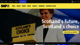 What Snp.org website looked like in 2021 (2 years ago)