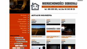 What Sobieraj-nieruchomosci.pl website looked like in 2021 (2 years ago)
