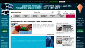 What Sicavonline.fr website looked like in 2021 (2 years ago)