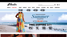What Shoespie.com website looked like in 2021 (2 years ago)