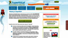 What Superkid.pl website looked like in 2021 (2 years ago)