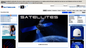 What Satbeams.com website looked like in 2021 (2 years ago)