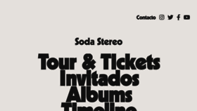 What Sodastereo.com website looked like in 2021 (2 years ago)