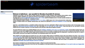 What Spiderbeam.com website looked like in 2021 (2 years ago)