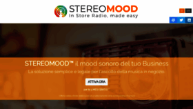 What Stereomood.com website looked like in 2021 (2 years ago)