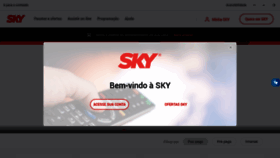 What Sky.com.br website looked like in 2021 (2 years ago)
