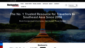 What Southeastasiabackpacker.com website looked like in 2021 (2 years ago)