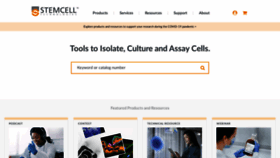 What Stemcell.com website looked like in 2021 (2 years ago)