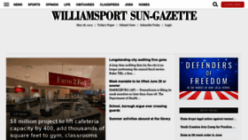 What Sungazette.com website looked like in 2021 (2 years ago)