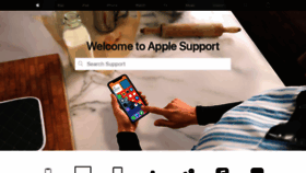 What Support.apple.com website looked like in 2021 (2 years ago)