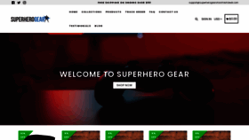 What Superherogearstore.com website looked like in 2021 (2 years ago)