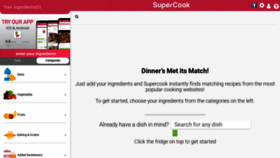 What Supercook.com website looked like in 2021 (2 years ago)