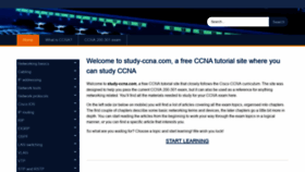 What Study-ccna.com website looked like in 2021 (2 years ago)