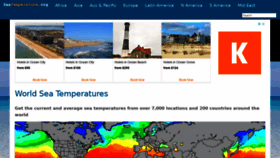 What Seatemperature.org website looked like in 2021 (4 years ago)