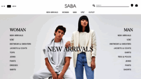 What Saba.com.au website looked like in 2021 (2 years ago)