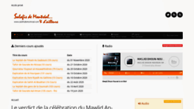 What Salafidemontreal.com website looked like in 2021 (2 years ago)