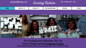 What Sewing-tuition.co.uk website looked like in 2021 (2 years ago)