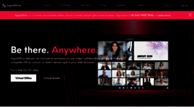 What Signalwire.com website looked like in 2021 (2 years ago)