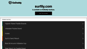 What Surfily.com website looked like in 2021 (2 years ago)